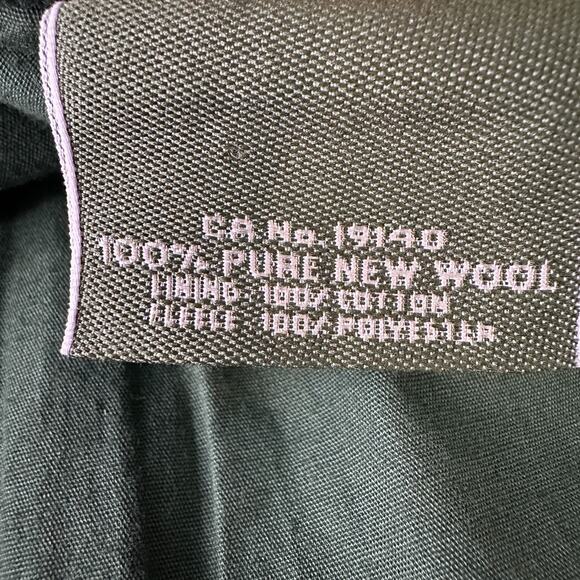 Carraig Donn Sweater Vest Men’s Large Green Cable Knit Sleeveless Full Zip Wool - Picture 7 of 11